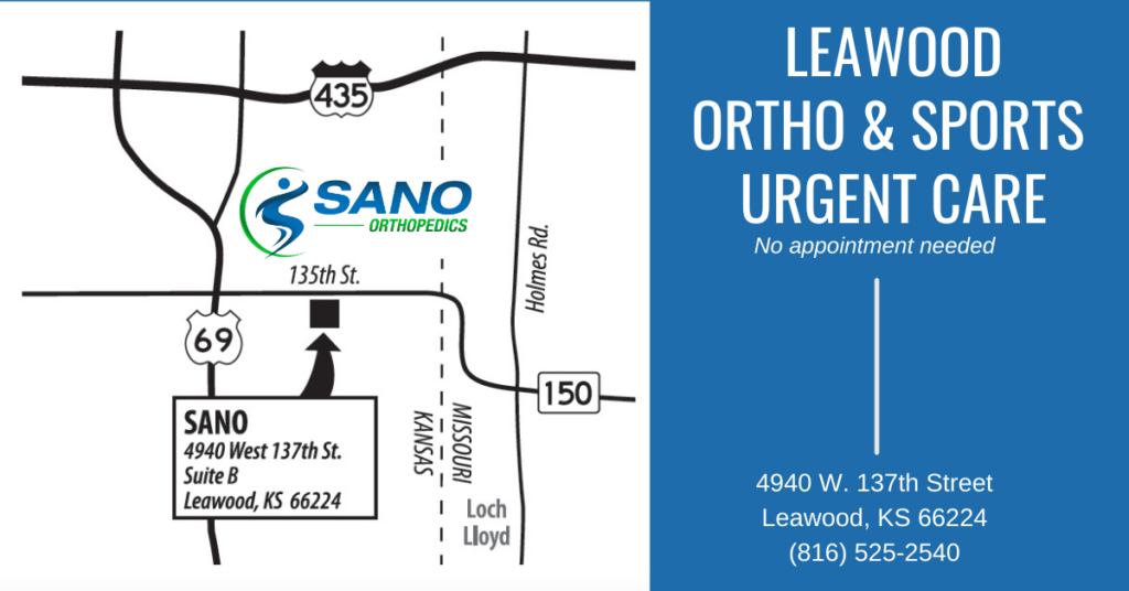 Leawood Ortho Urgent Care opening and location
